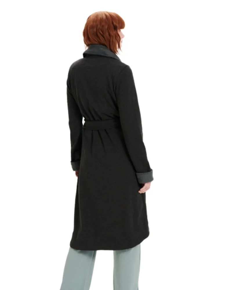 1095612 Black Bear Heather Duffield II Fleece Wrap Robe