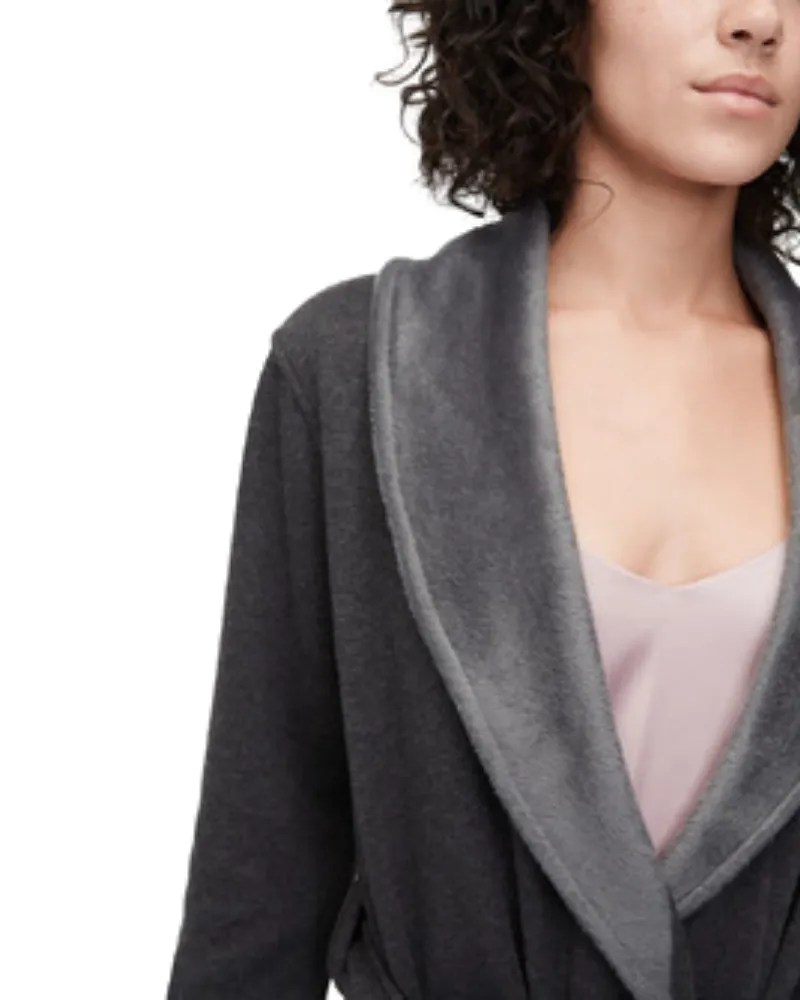 1095612 Black Bear Heather Duffield II Fleece Wrap Robe