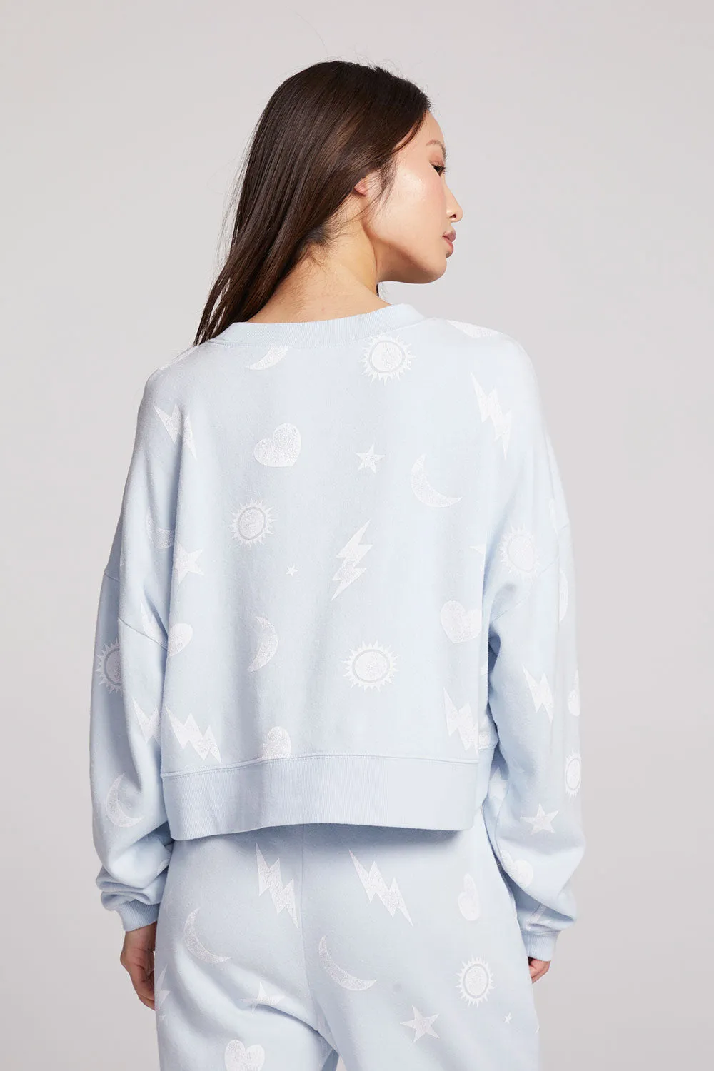 Allover Dream Sky Pullover