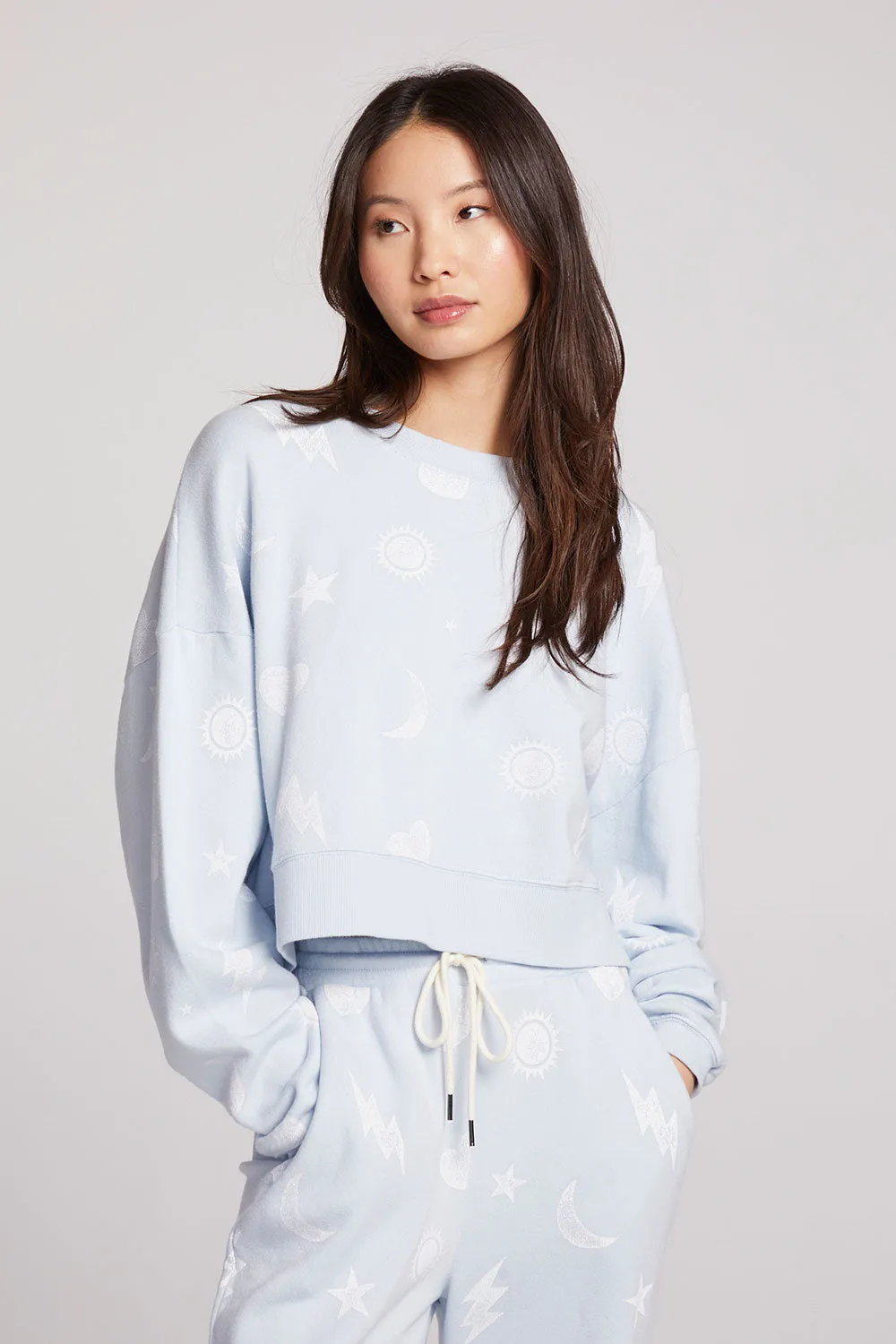 Allover Dream Sky Pullover