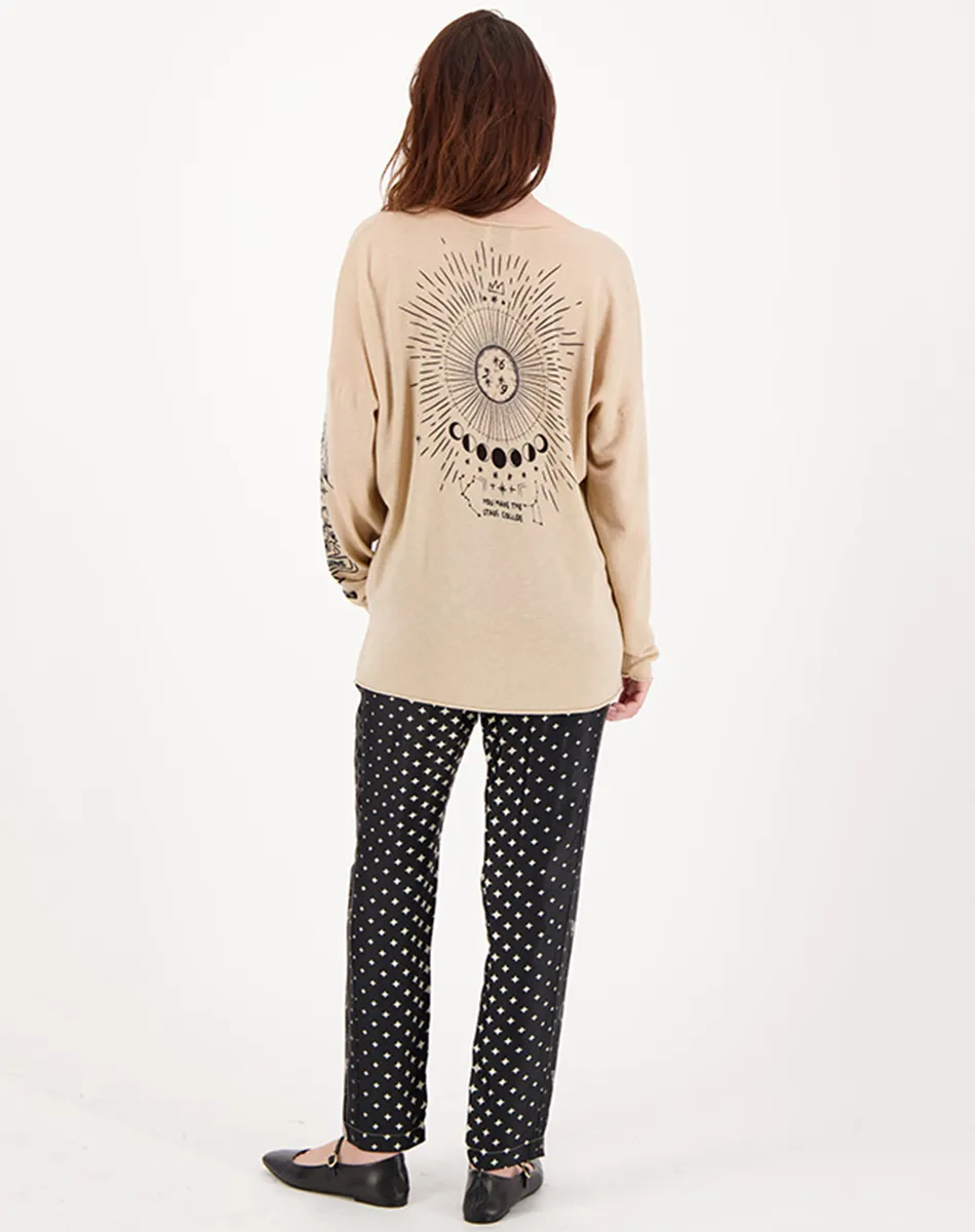 Arleth V-Neck Natural Sweater