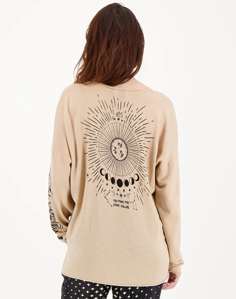 Arleth V-Neck Natural Sweater
