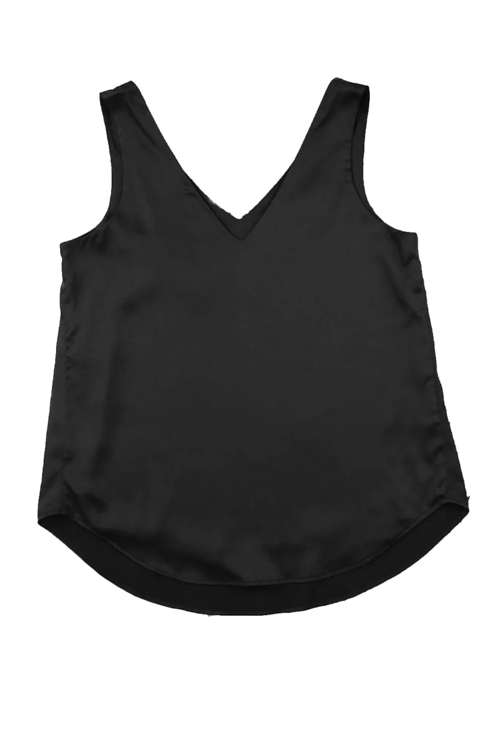 Beach V Neck Knotted Shoulder Sleeveless Cami Top