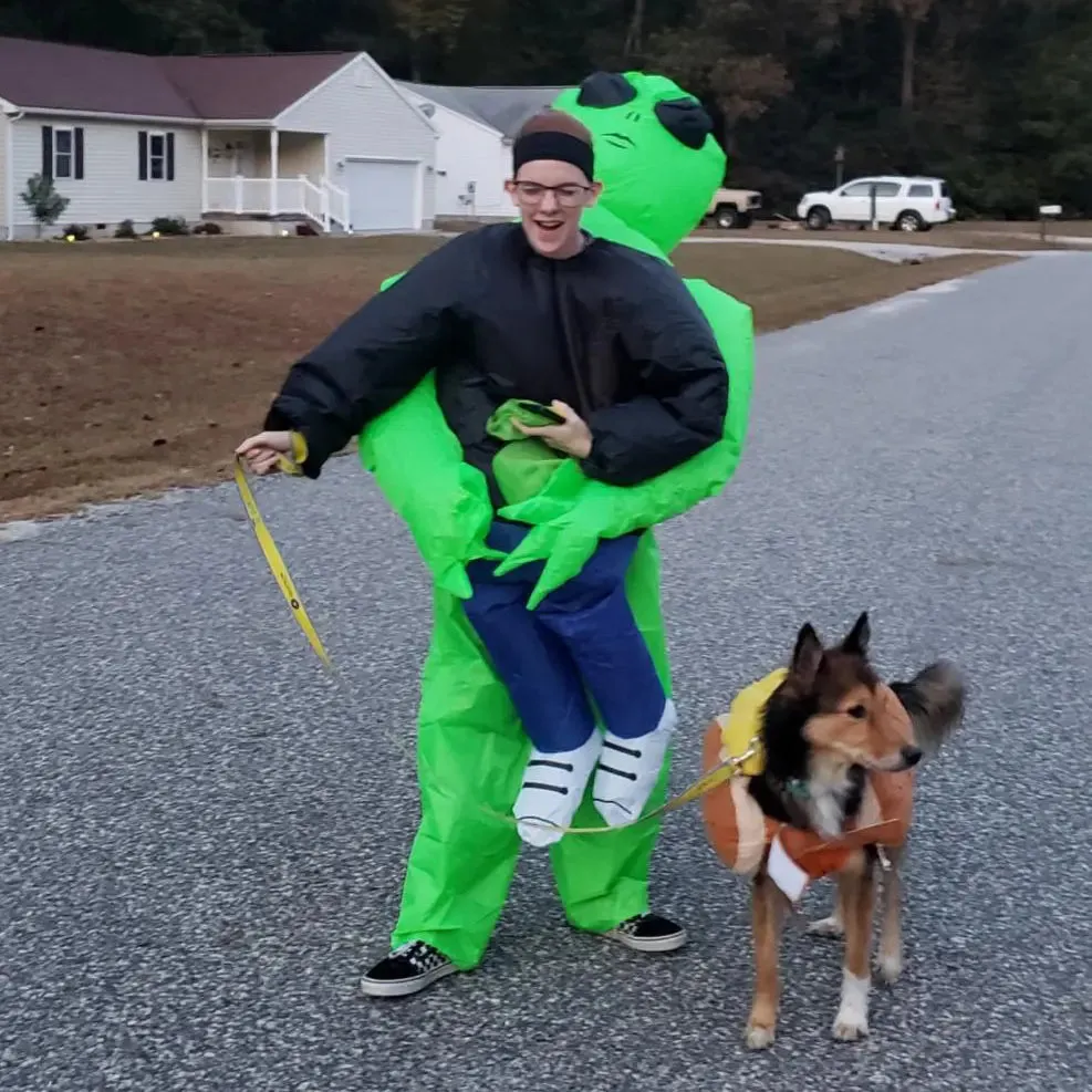 Boys Inflatable Alien Monster Party Costume