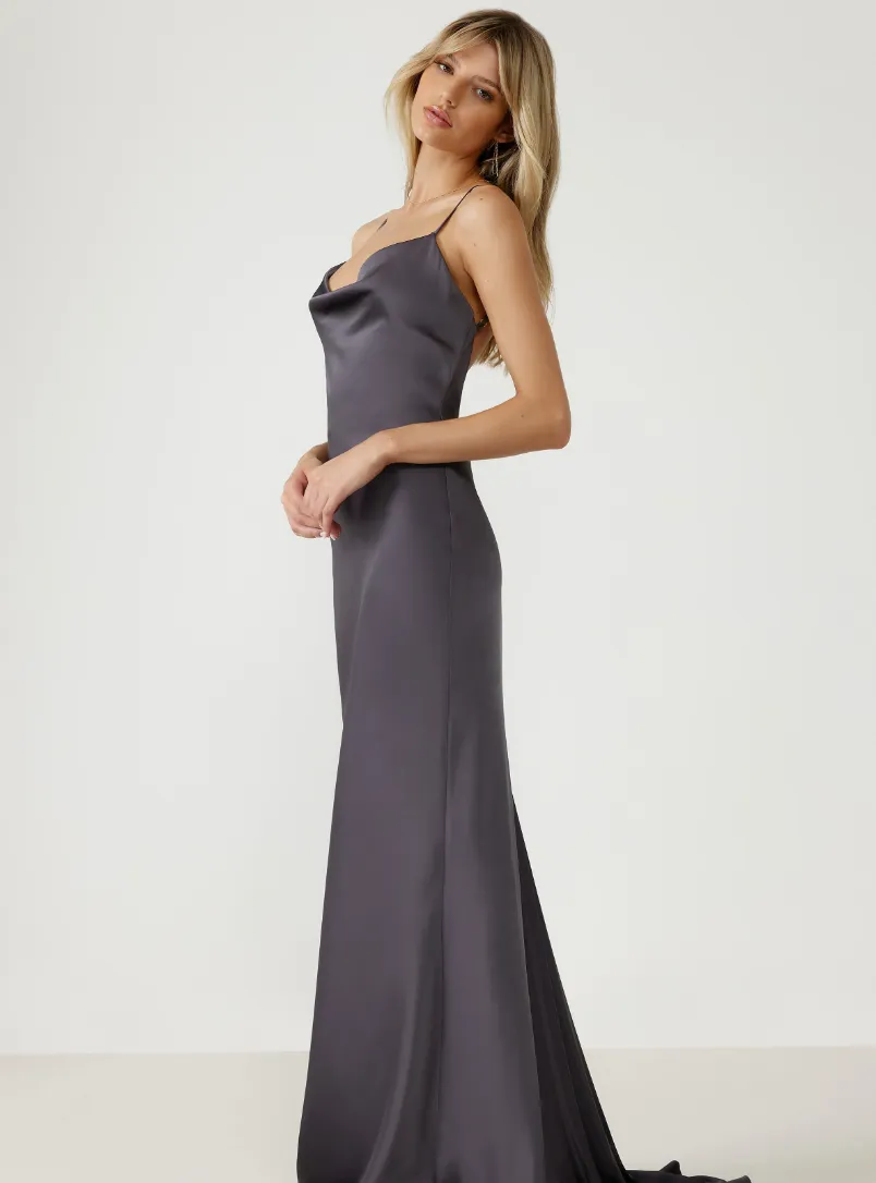 Camille Dress by Lexi Clothing - Slate