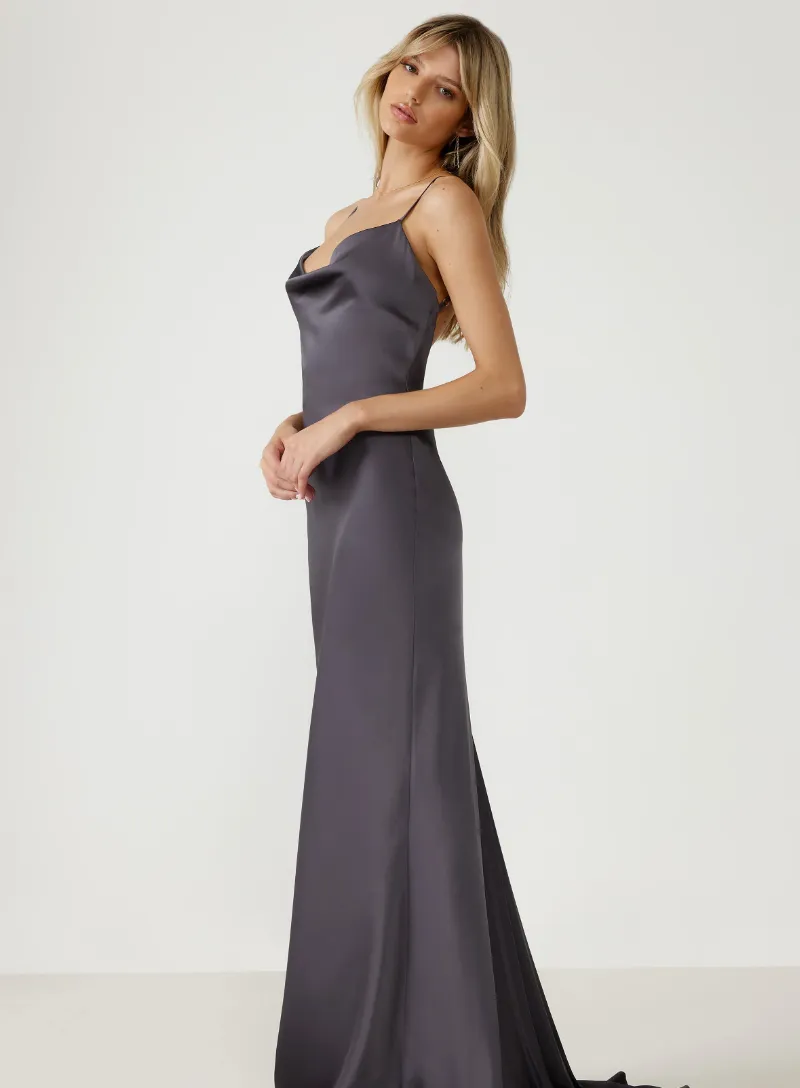 Camille Dress by Lexi Clothing - Slate