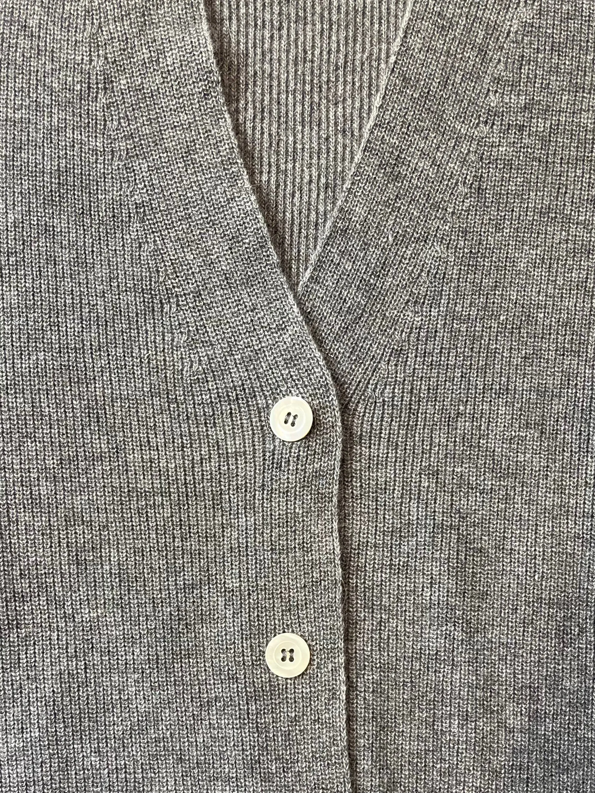 Cashmere Mix Fisherman’s Rib Cardigan