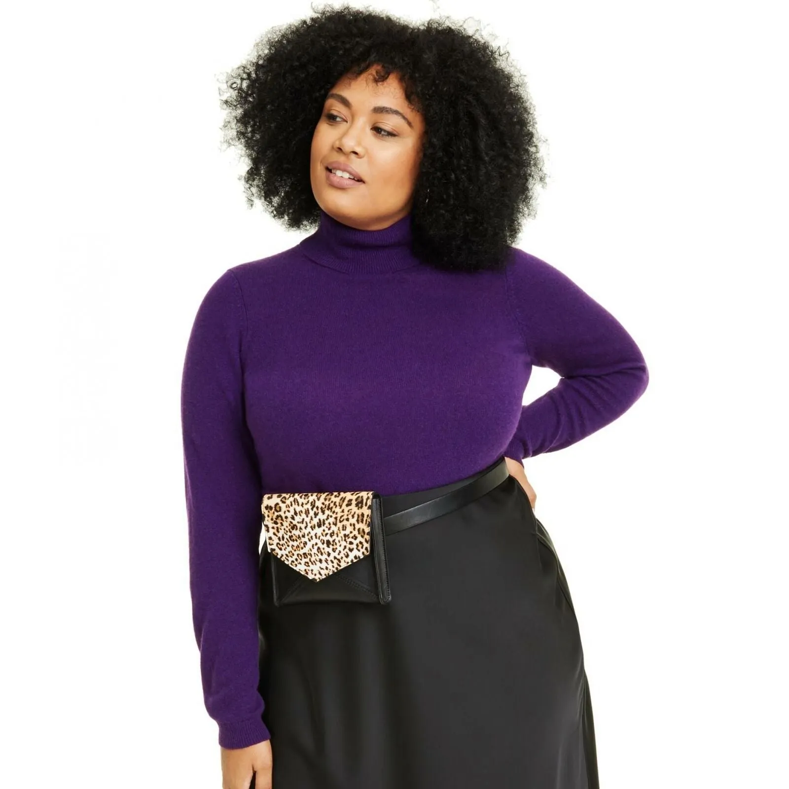 Charter Club Plus Size Cashmere Turtleneck Sweater