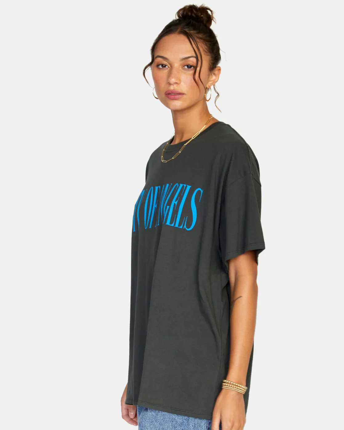 City Of Angels Graphic Tee - Washed Black