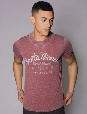 Franklin Bay T-Shirt in Oxblood - Tokyo Laundry