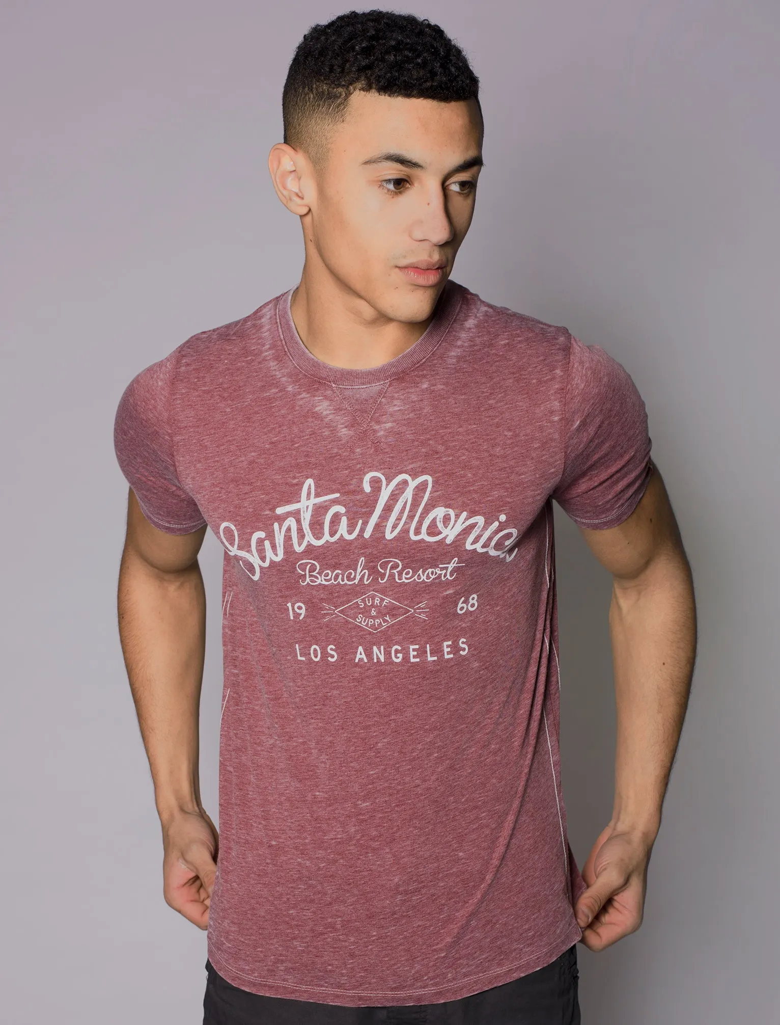 Franklin Bay T-Shirt in Oxblood - Tokyo Laundry