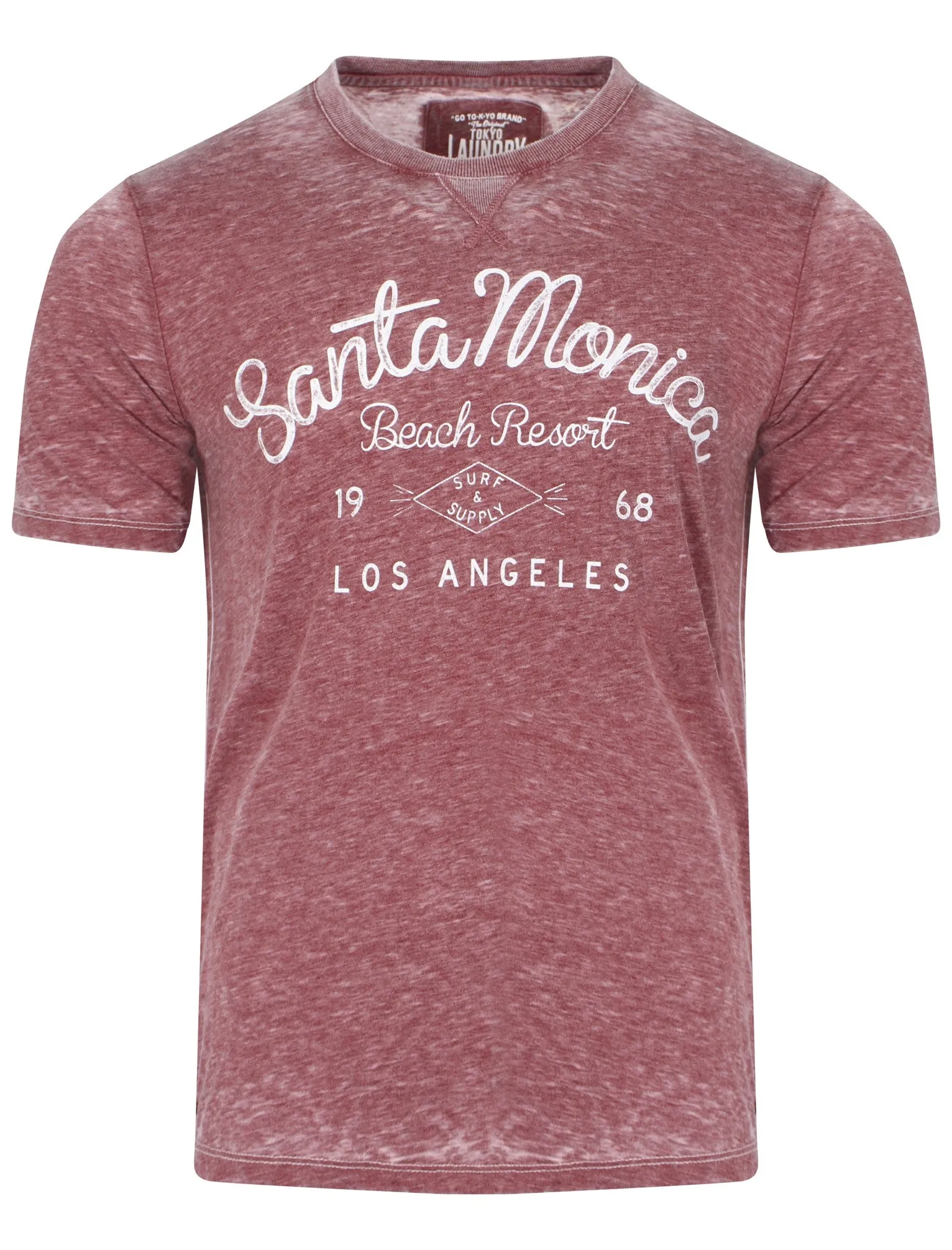 Franklin Bay T-Shirt in Oxblood - Tokyo Laundry