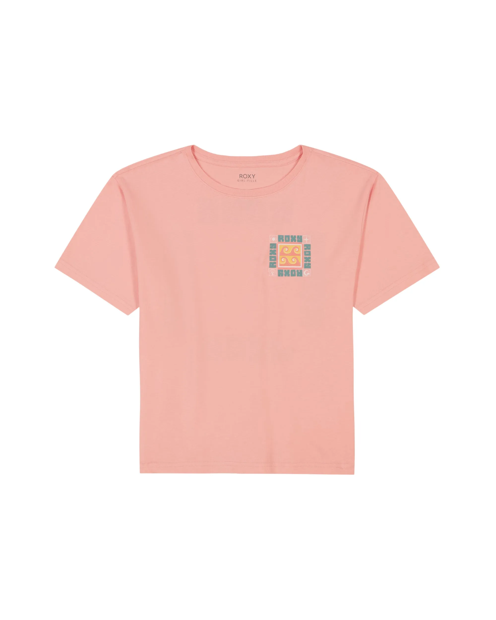 Girls 2-7 Wave Block Oversized T-Shirt -
