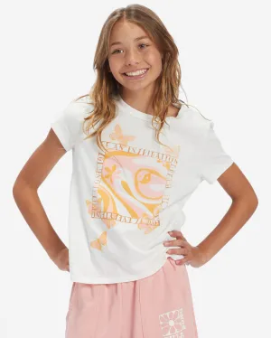 Girls Be A Butterfly T-Shirt - Salt Crystal