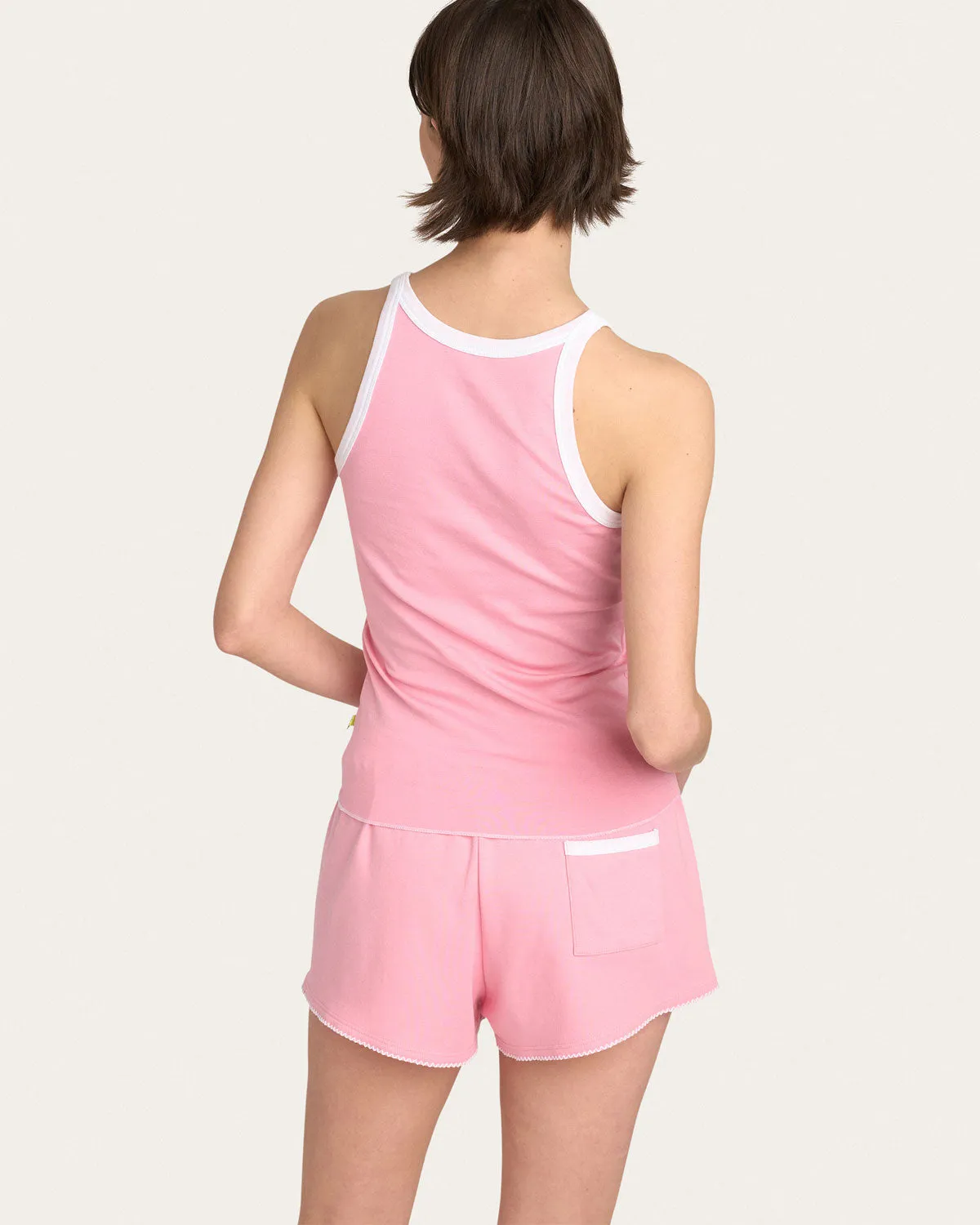 Goldie PJ Set in Bubble Gum