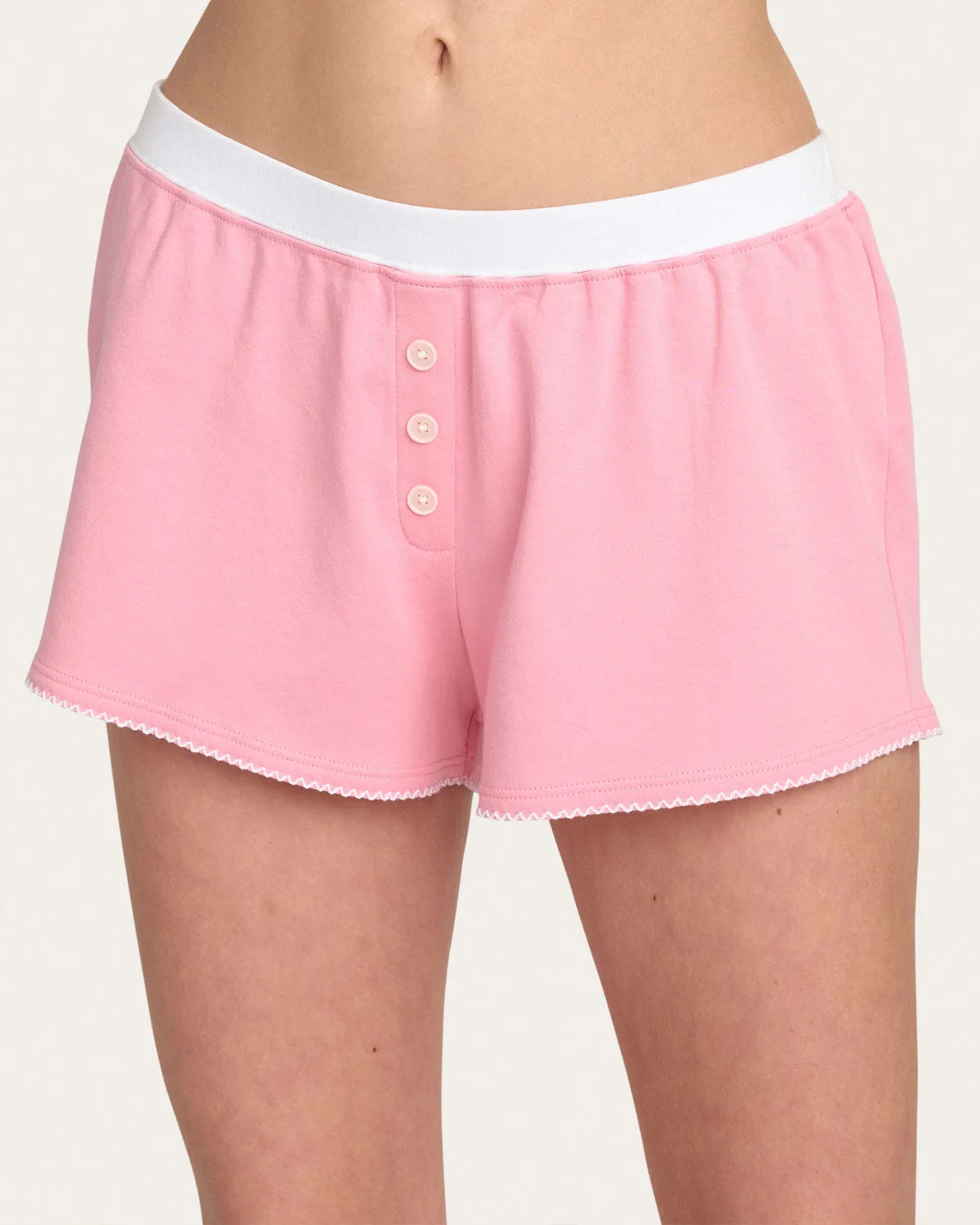 Goldie PJ Set in Bubble Gum