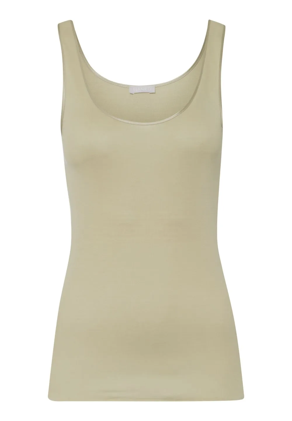 Hanro - Cotton Seamless Tank Top | Moss Green