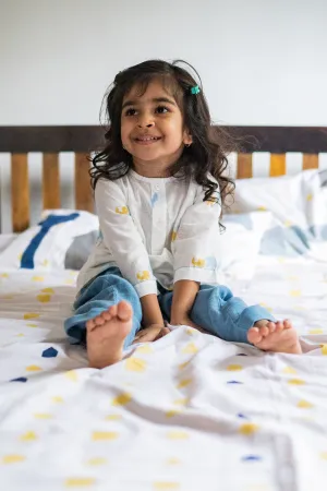 Kids Kurta Pajama Set - Colours of the Earth - Elle Blue
