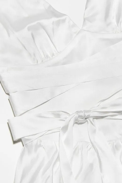 Lily Bodycon Mini Dress - Pearl White