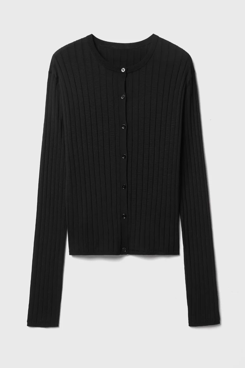 Long Sleeve Wool Cardigan Sweater