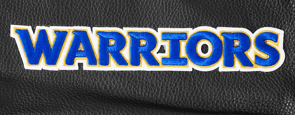 NBA GOLDEN STATE WARRIORS CLASSIC WOOL WOMEN'S VARSITY JACKET (JET BLACK)