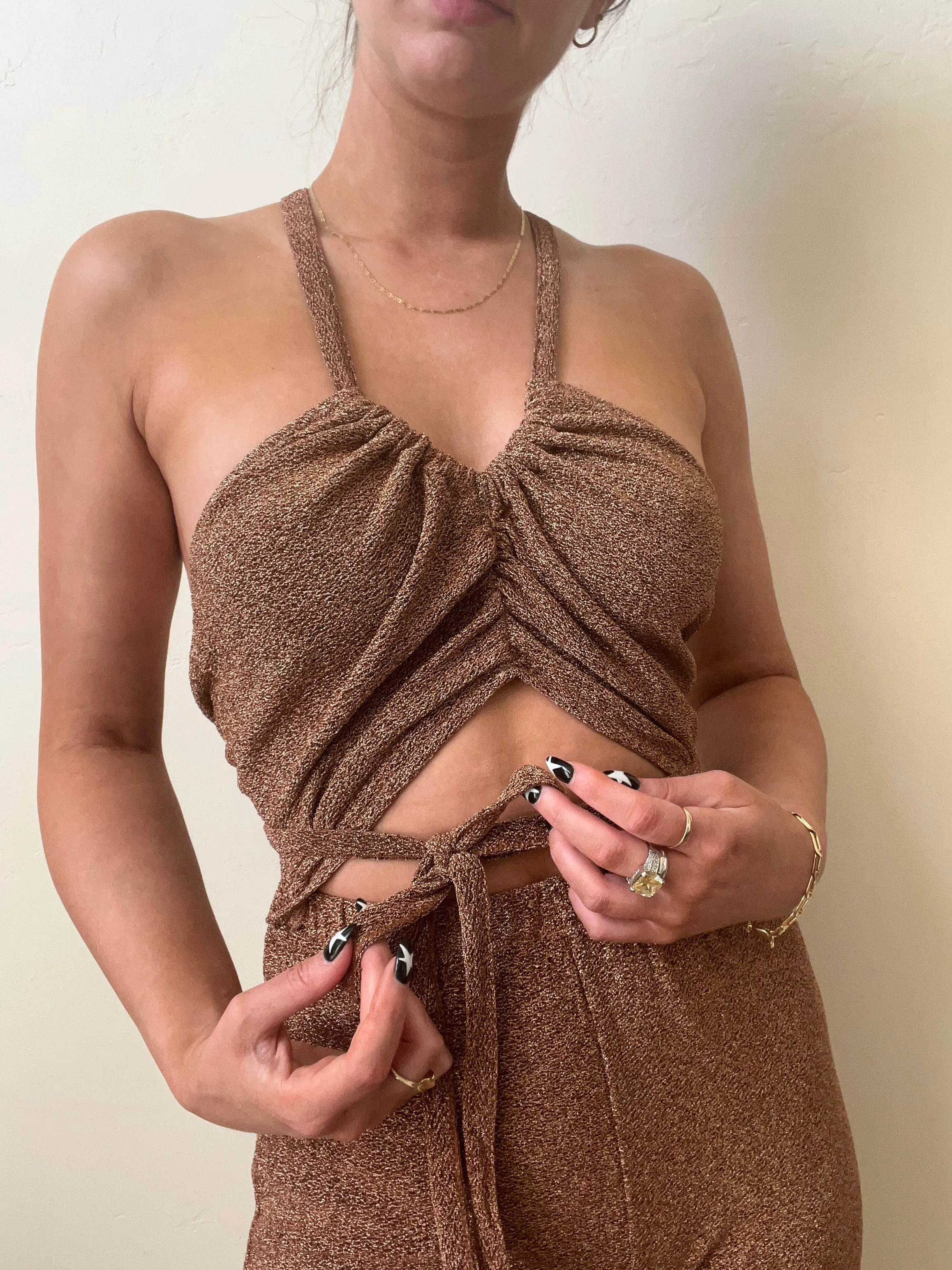 Pretty Penny Shimmering Jumpsuit