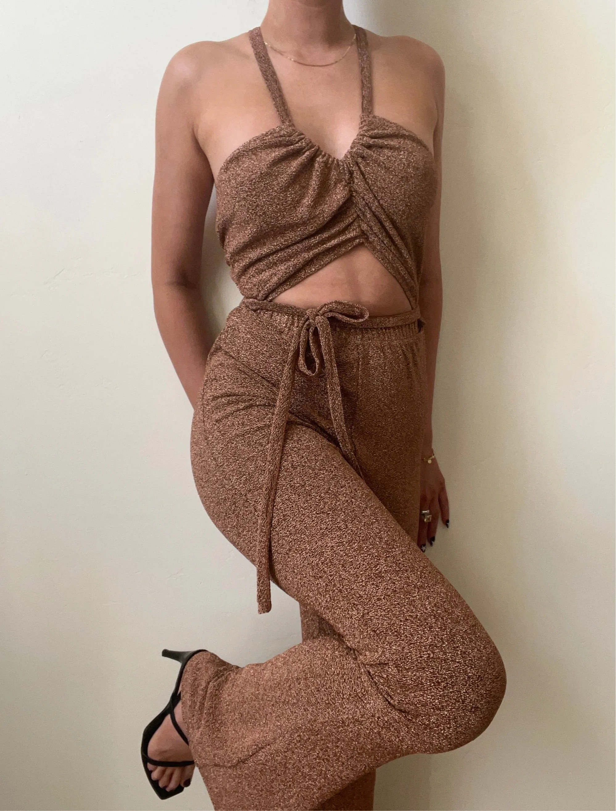 Pretty Penny Shimmering Jumpsuit