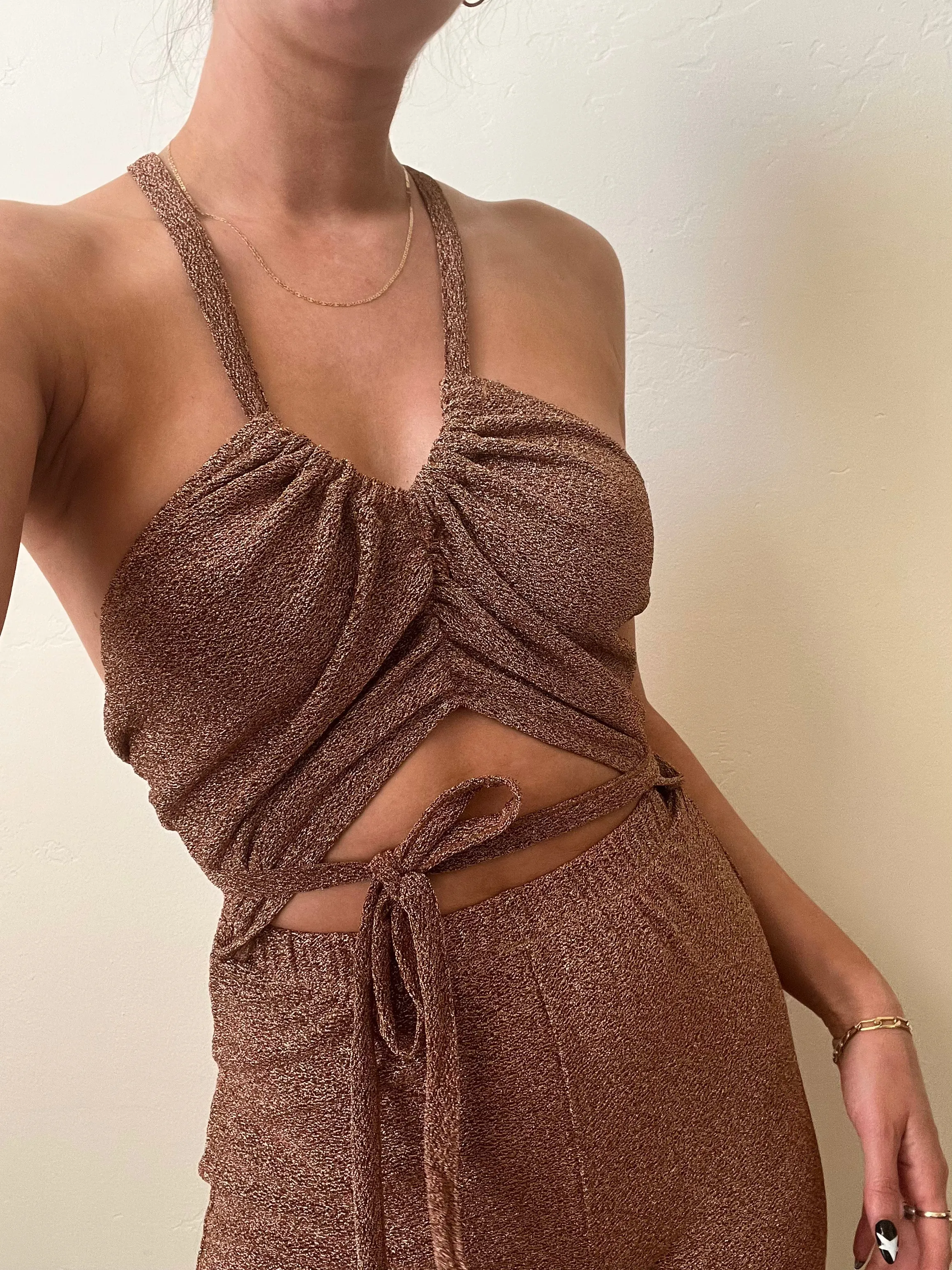Pretty Penny Shimmering Jumpsuit