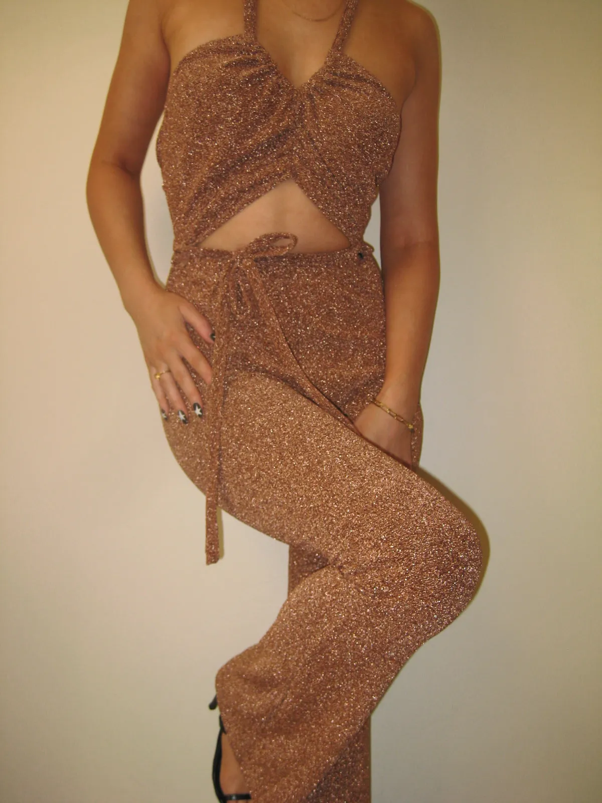 Pretty Penny Shimmering Jumpsuit