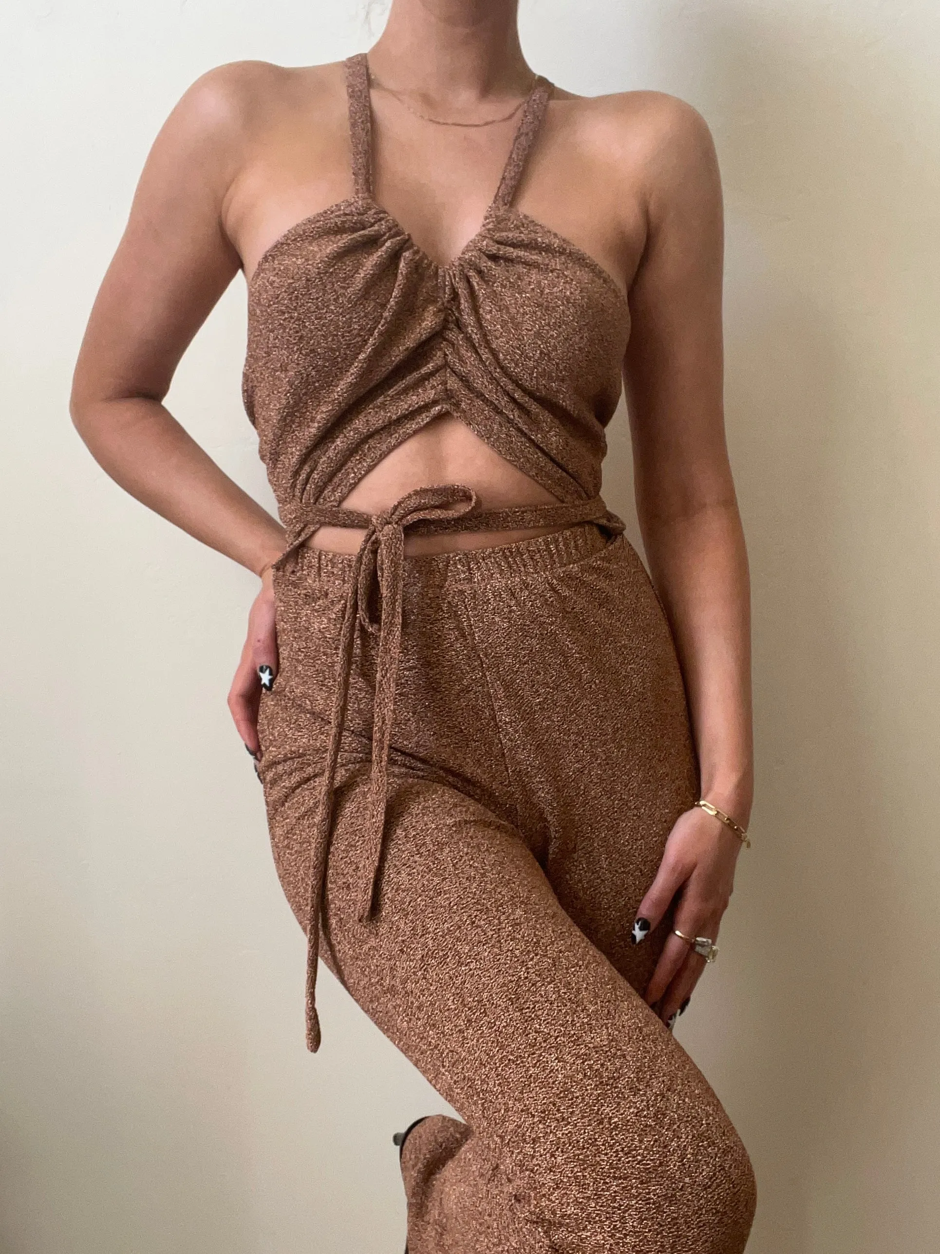 Pretty Penny Shimmering Jumpsuit