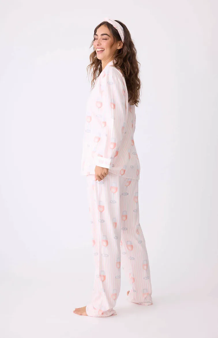Rose All Day Flannel PJ Set
