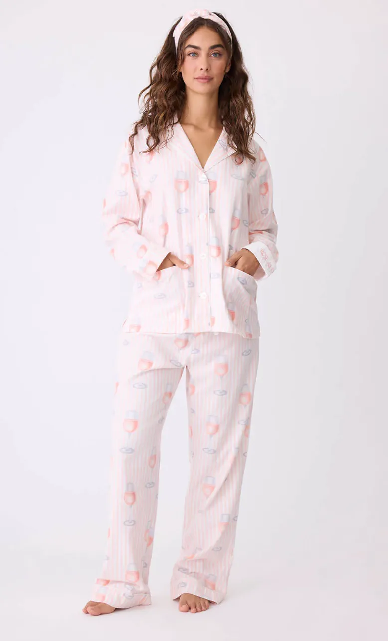 Rose All Day Flannel PJ Set