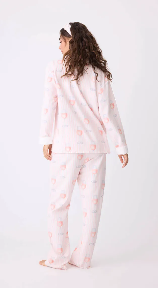 Rose All Day Flannel PJ Set