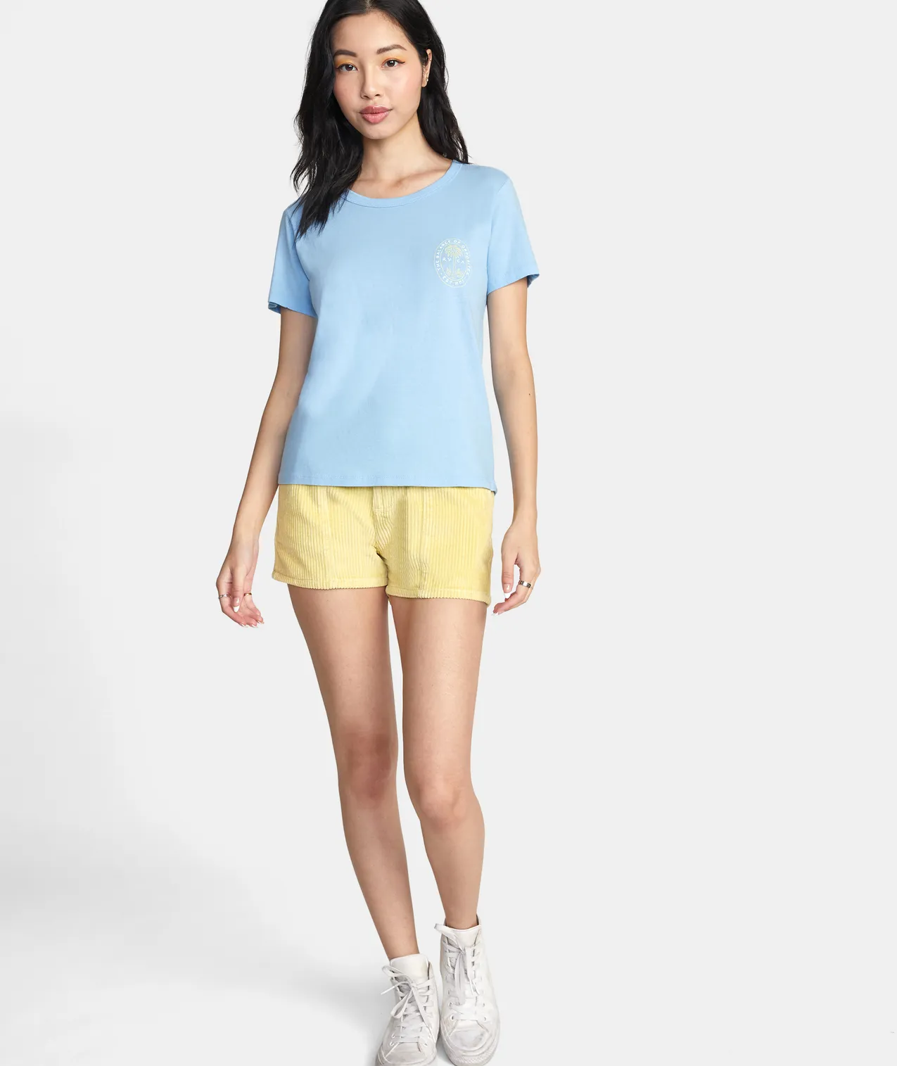 RVCA Palm Seal Tee-Ace Blue