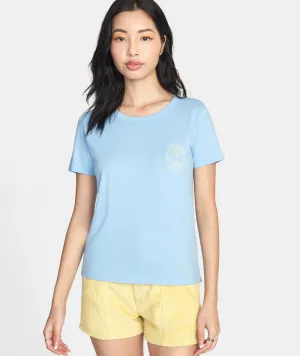 RVCA Palm Seal Tee-Ace Blue