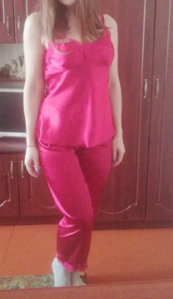 Satin 5 Piece Pajama Set