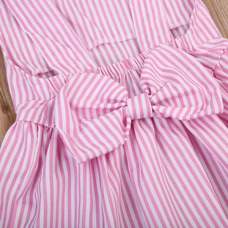 Striped Bow Tie Dress