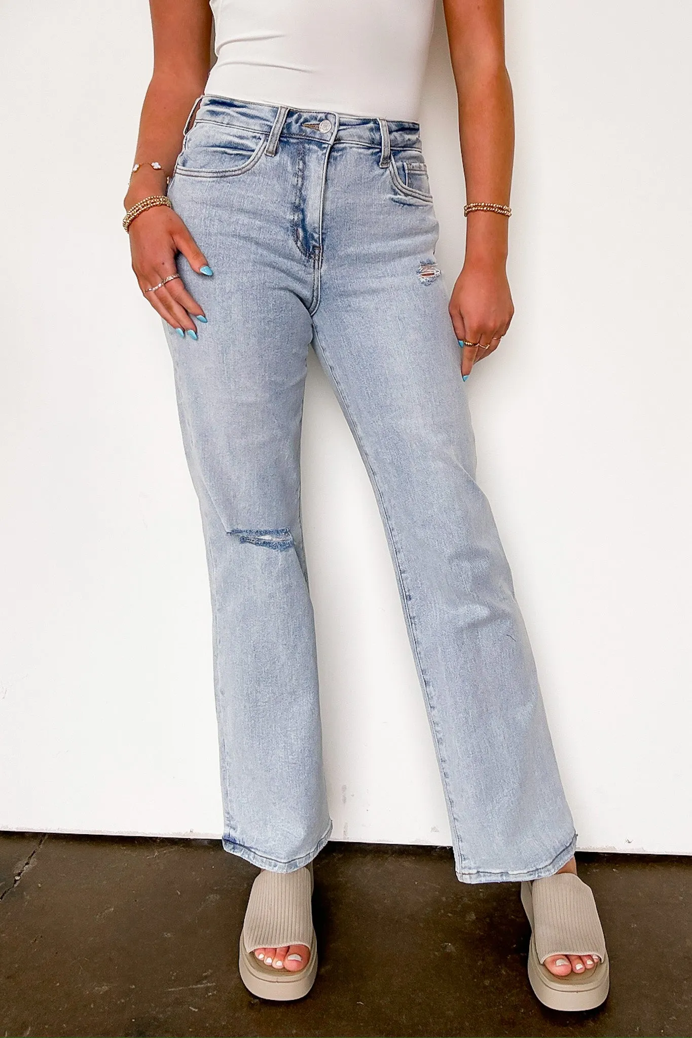 Tailor 90's Vintage Super High Rise Flare Jeans - FINAL SALE