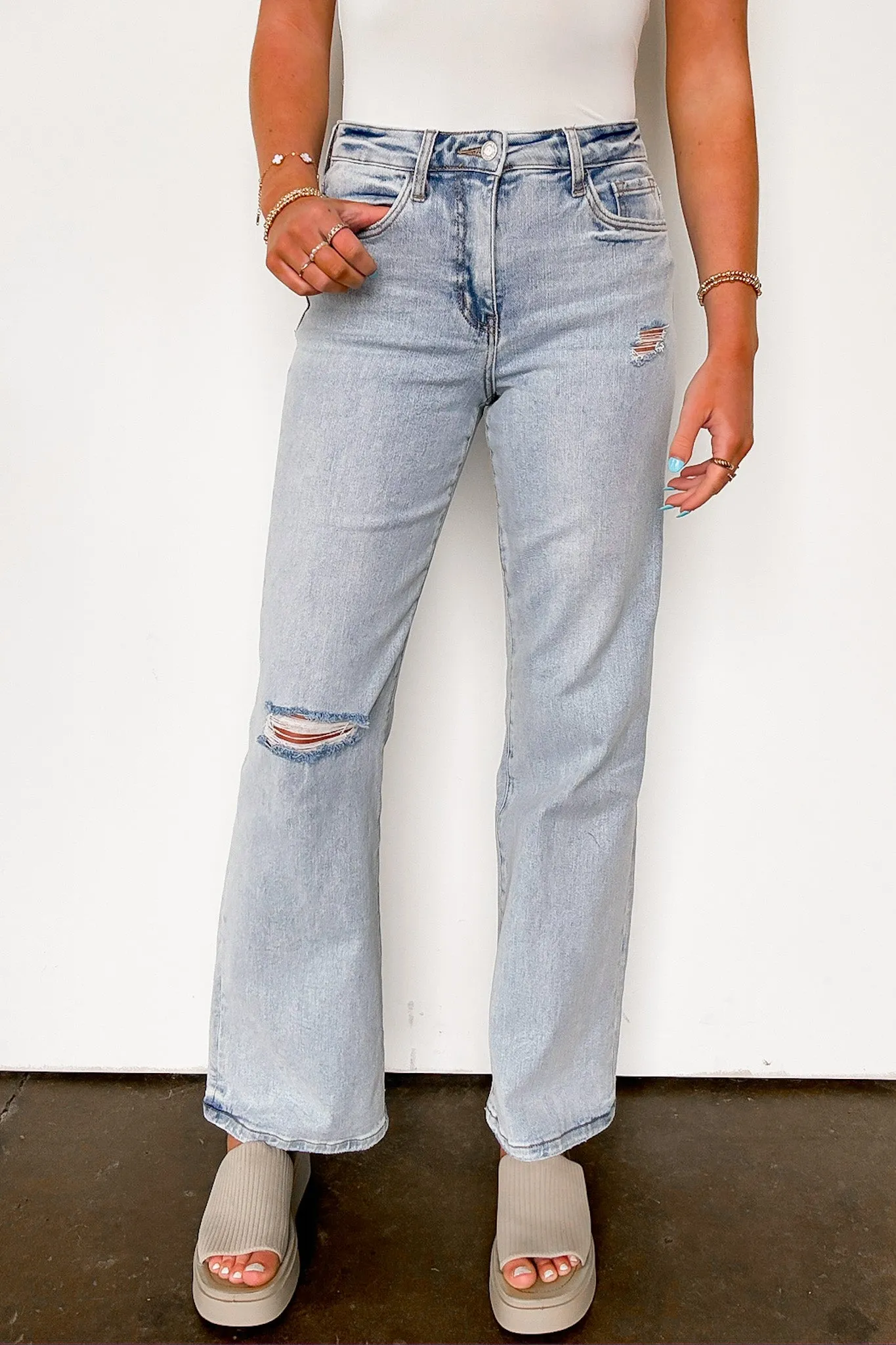 Tailor 90's Vintage Super High Rise Flare Jeans - FINAL SALE