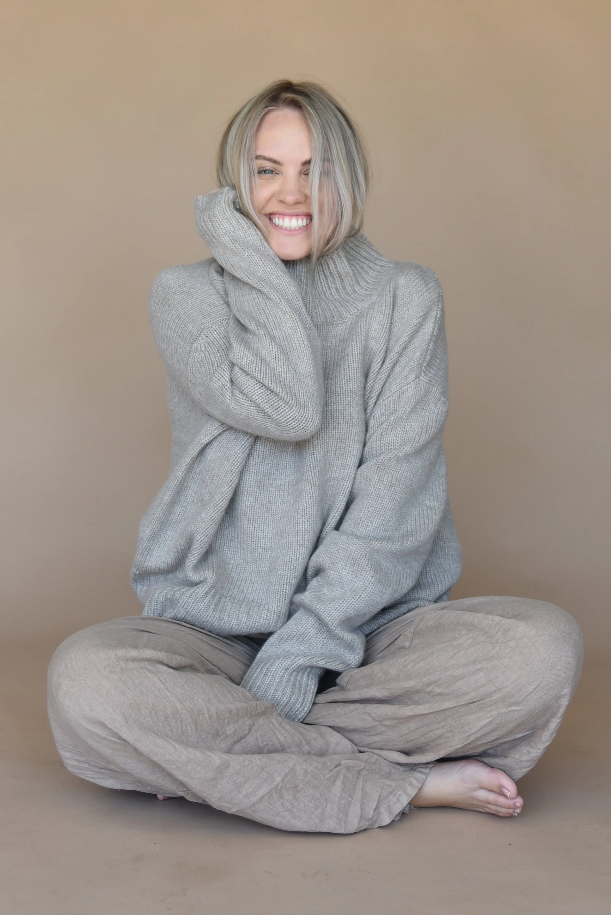 The Cashmere Carmel Sweater // Nutmeg