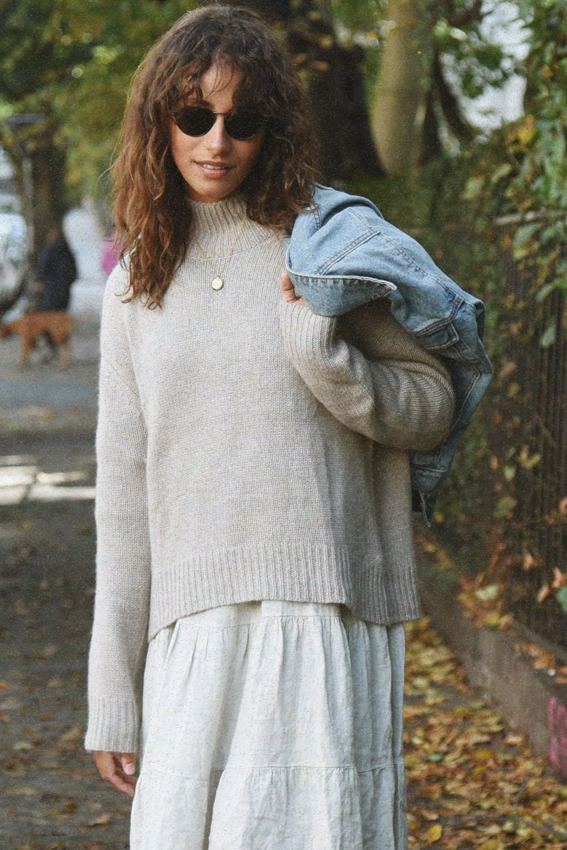 The Cashmere Carmel Sweater // Nutmeg