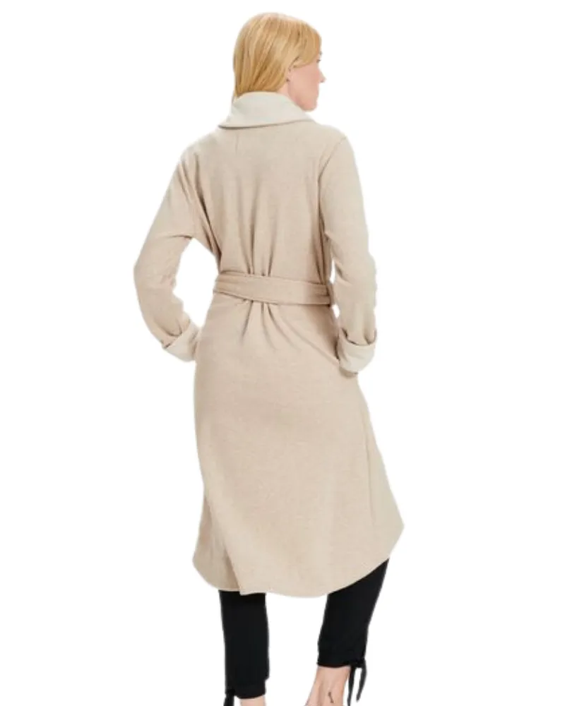 UGG Oatmeal Heather Duffield II Fleece Wrap Robe