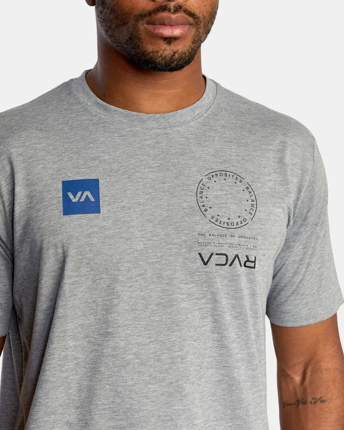 VA Mark Tee - Heather Grey
