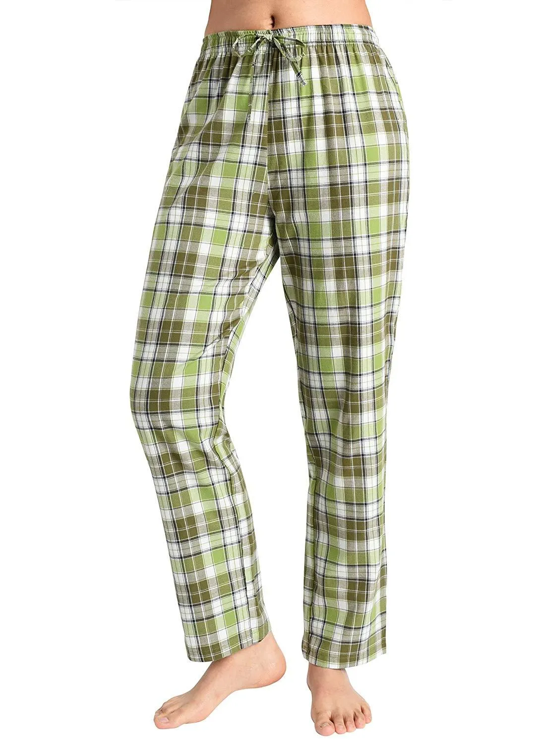 Women’s Pajama Pants Cotton Lounge Pants Plaid PJs Bottoms