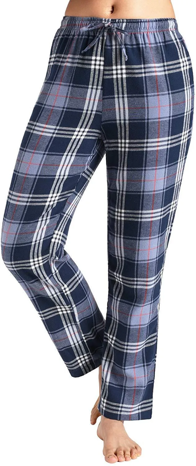 Women’s Pajama Pants Cotton Lounge Pants Plaid PJs Bottoms