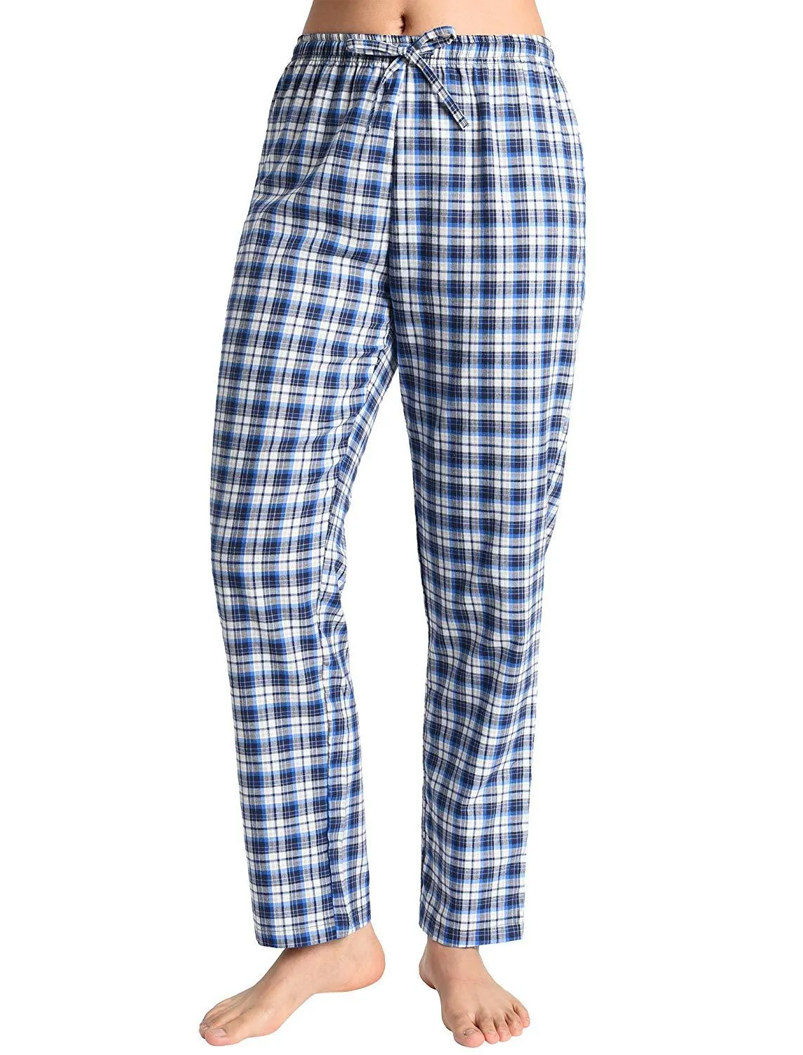 Women’s Pajama Pants Cotton Lounge Pants Plaid PJs Bottoms