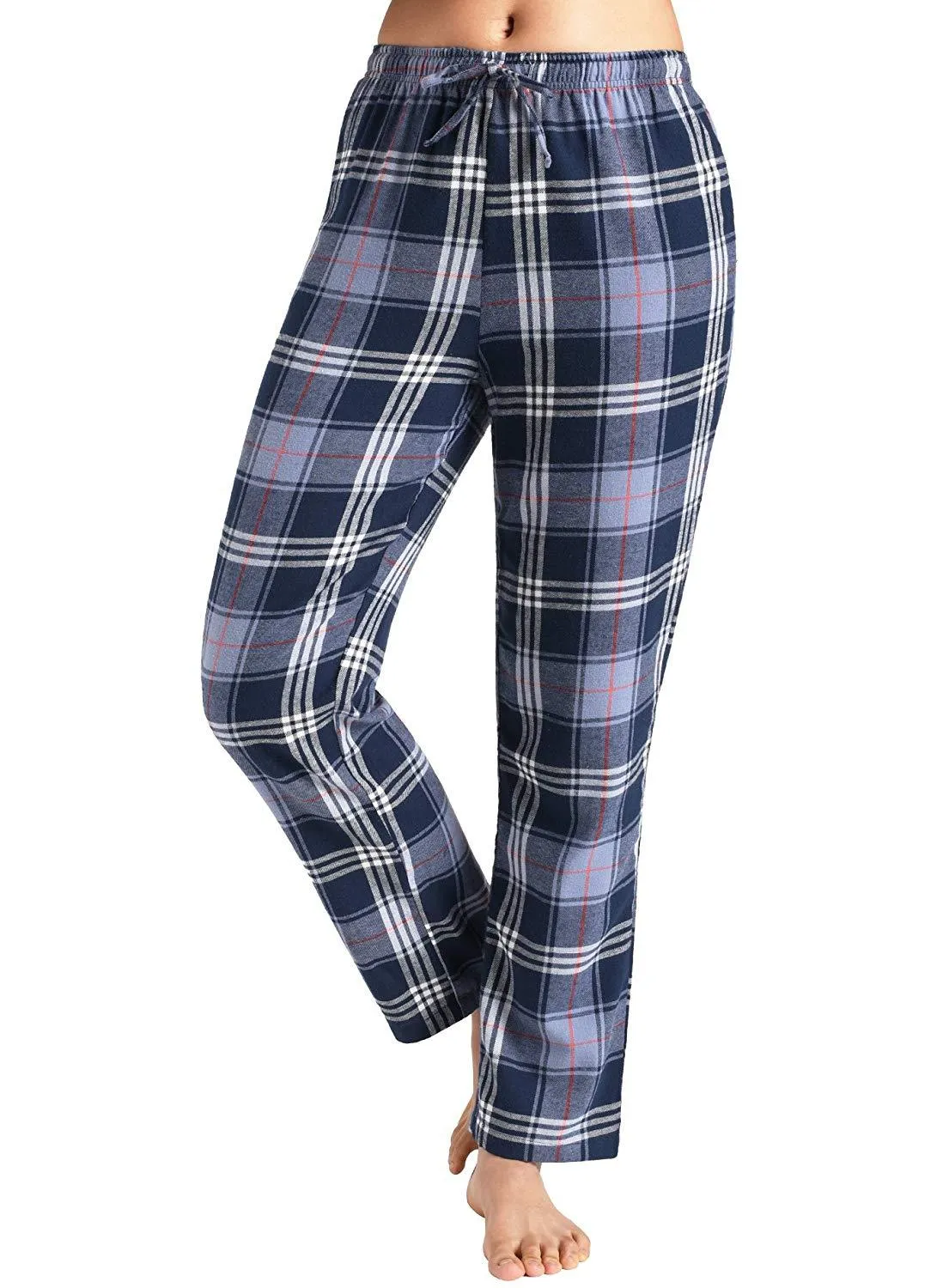 Women’s Pajama Pants Cotton Lounge Pants Plaid PJs Bottoms